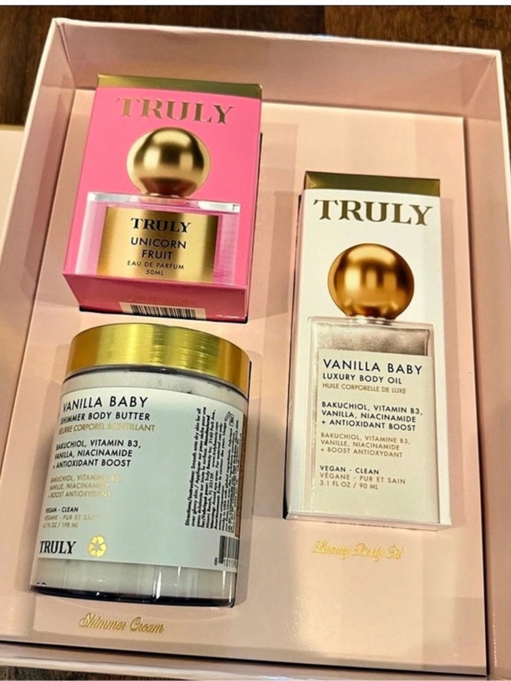 Truly Vanilla Baby gift set with Unicorn Fruit Eau de Parfum Body Care & truly s